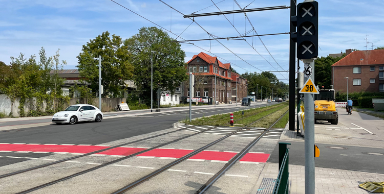 Baden­stedter Straße wieder in beide Rich­tungen be­fahr­bar