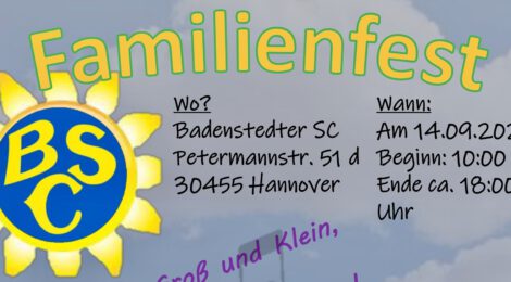 14. September: Sommer- und Familienfest beim BSC!